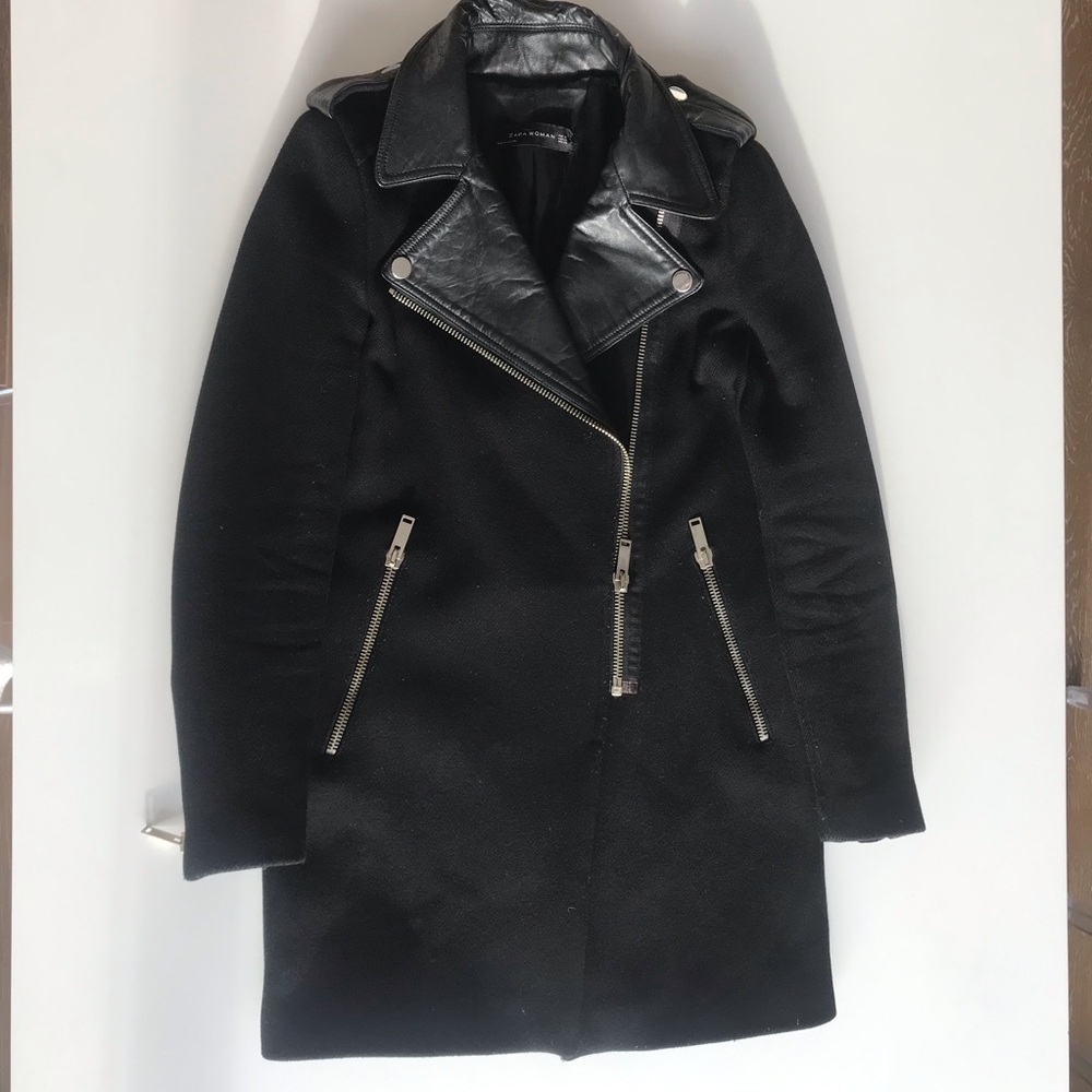 Zara black coat